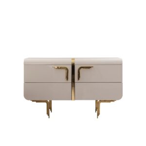 Petit Placard Chambre –Blanc ou Doré